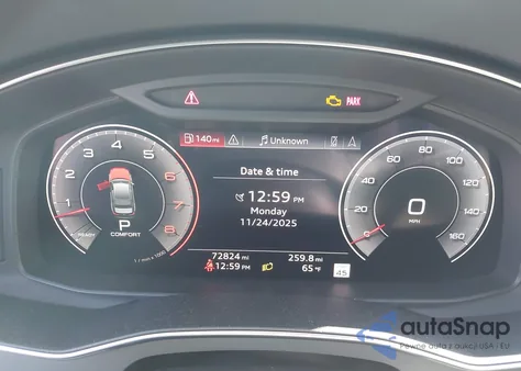 2019 Audi A6 55 Premium z USA, uszkodzony, nr VIN WAUL2AF25KN102001
